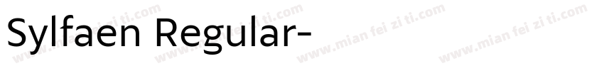 Sylfaen Regular字体转换